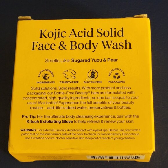 Kitsch Kojic Brightening Face and Body Wash NIB - Picture 3 of 7